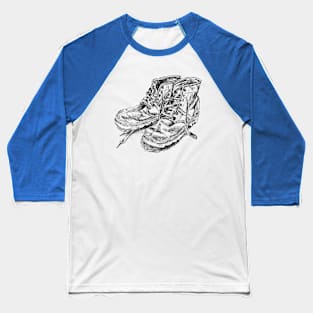 Old shoes print Baseball T-Shirt